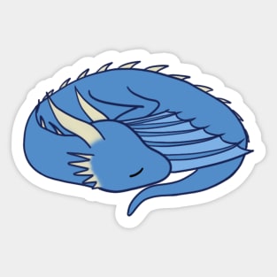 Cute sleeping dragon Sticker